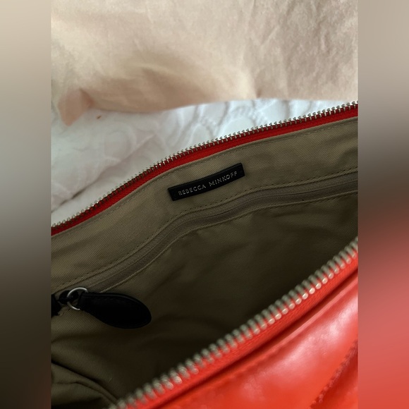 Rebecca Minkoff Edie Maxi Leather Crossbody Bag, Coral - Picture 9 of 11